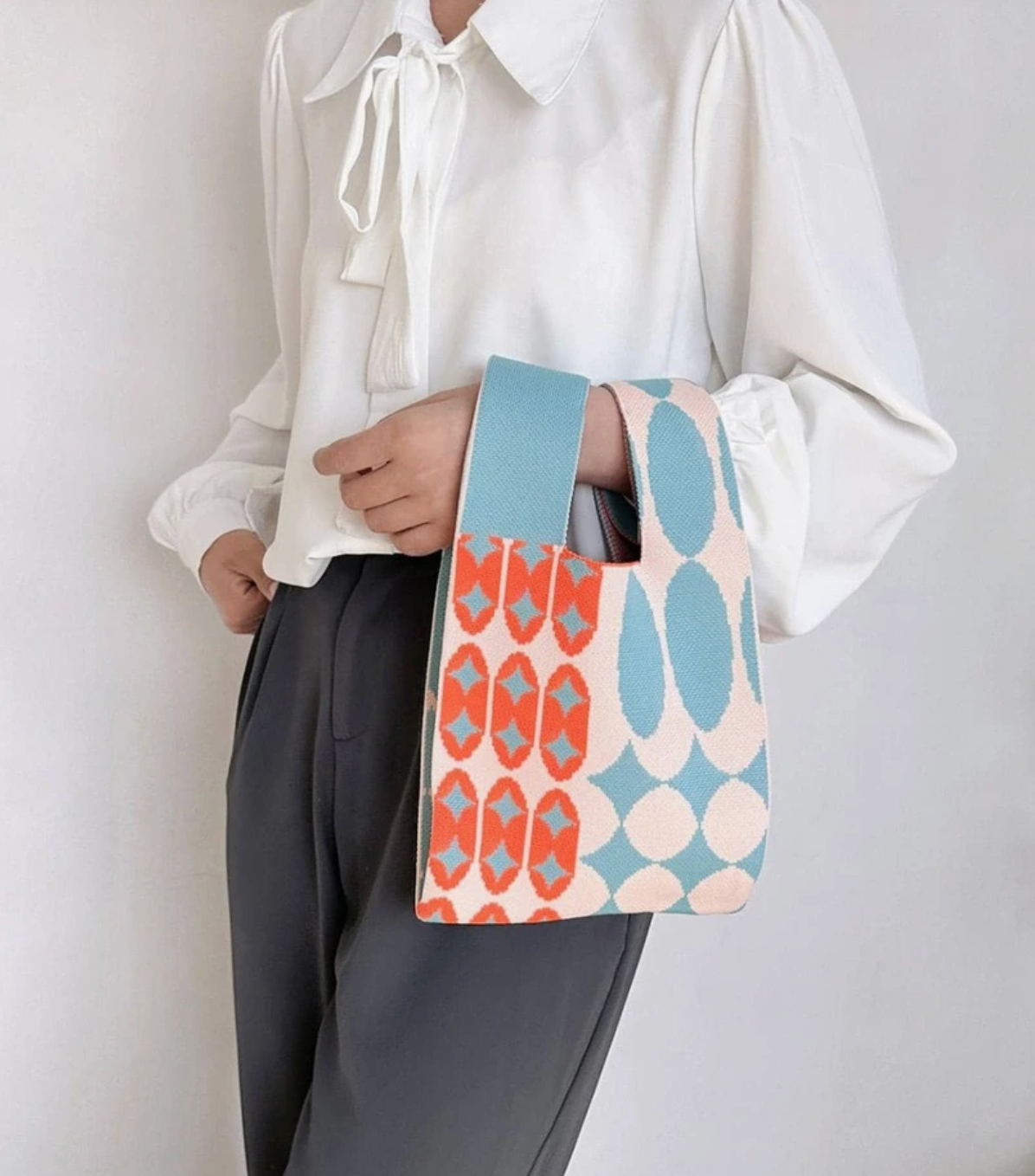 Japanese Contemporary Geometric Handbag