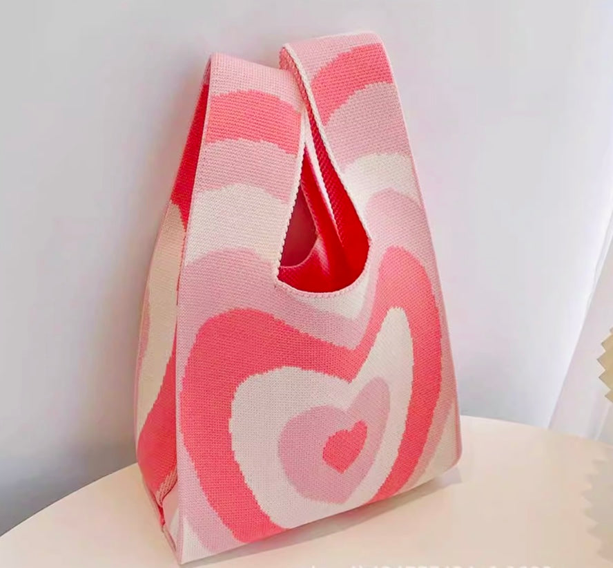 Pink Heart Handbag